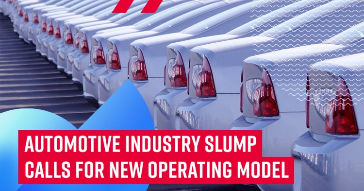 Automotive industry slump calls for new operating model